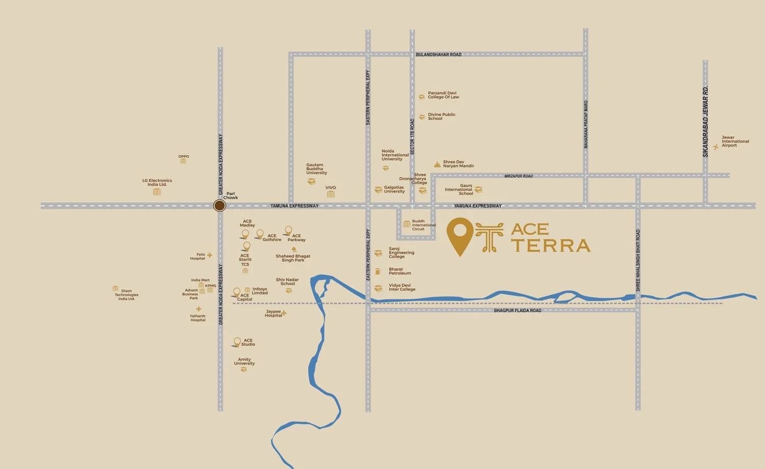ace terra location map